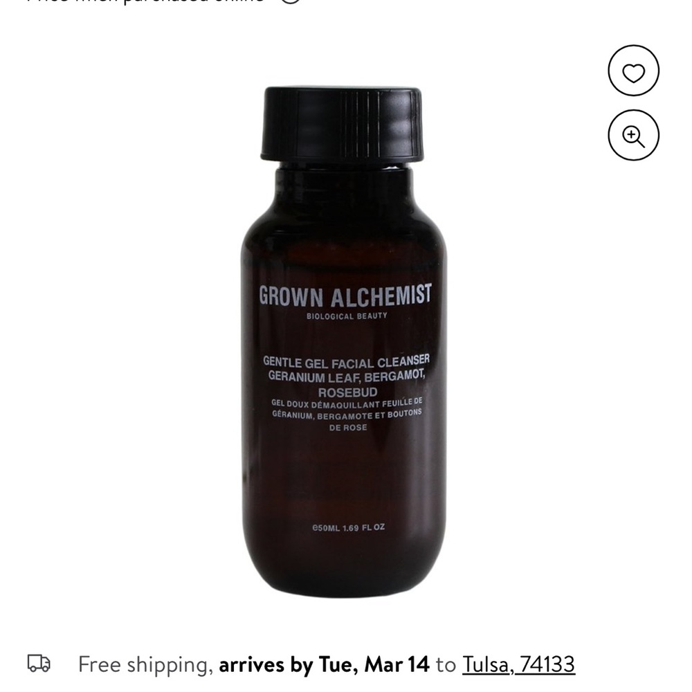 brown alchemist face wash